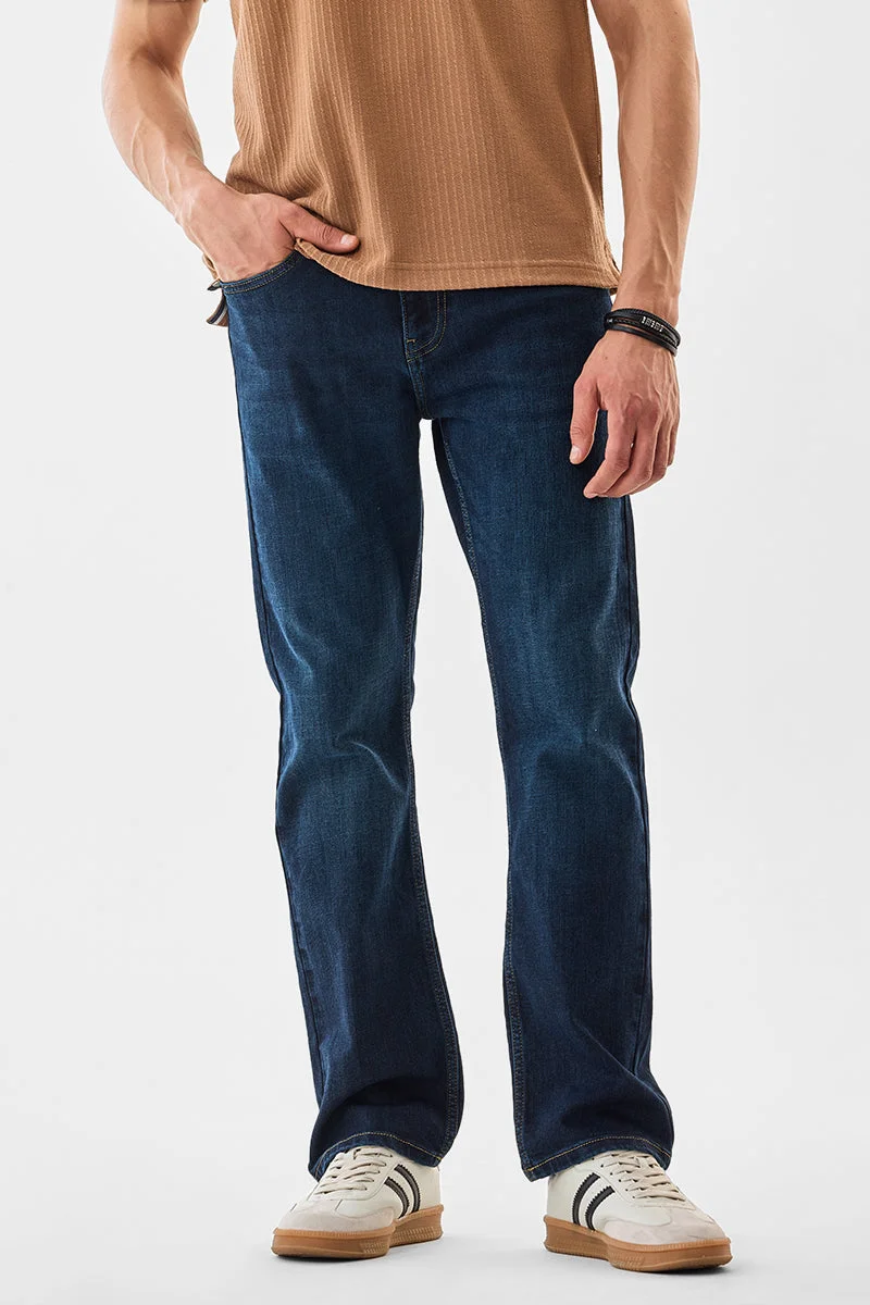سنيتش Straight Fit Stretch Jeans